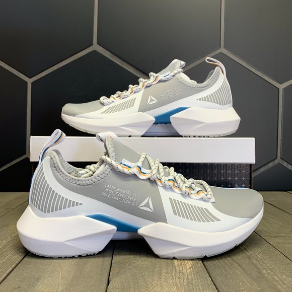 Reebok Shoes - Womens Reebok Sole Fury Grey White Running Sneaker